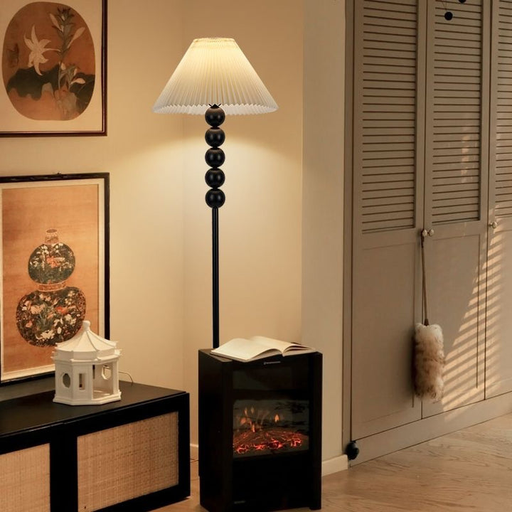 Contemporary Metallic Floor Lamp