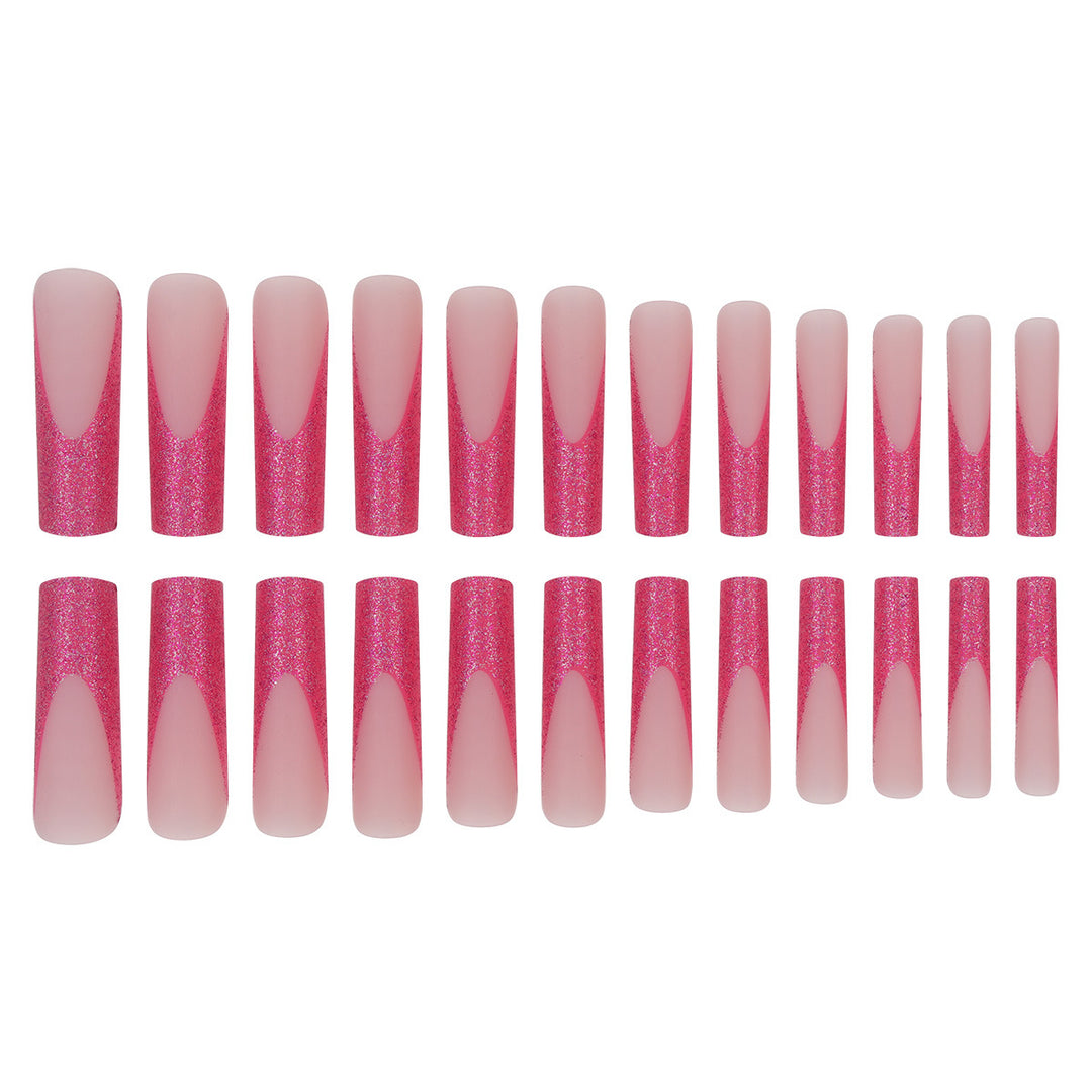 Glitter Stiletto Press-On Nails Stornfield