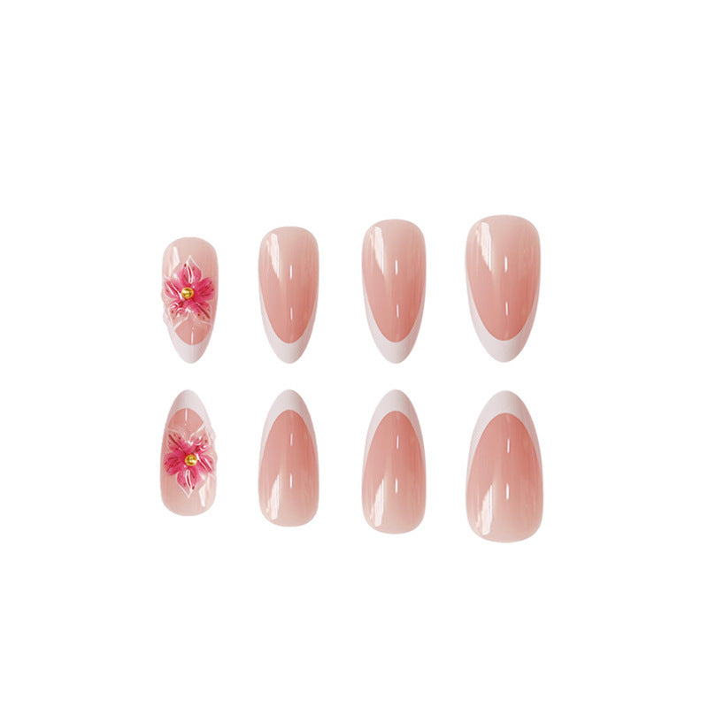 Elegant Floral Design Press-On Nail Extensions Stornfield