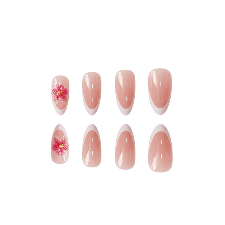 Elegant Floral Design Press-On Nail Extensions Stornfield