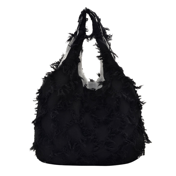 WoFringed Textured Shoulder Bag Stornfield