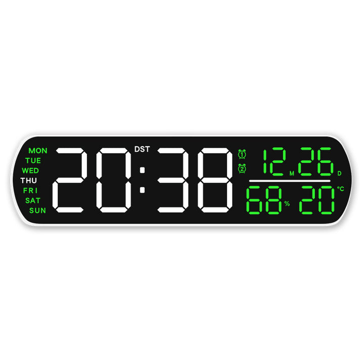 Digital wall clock with temperature and hygrometer display Stornfield