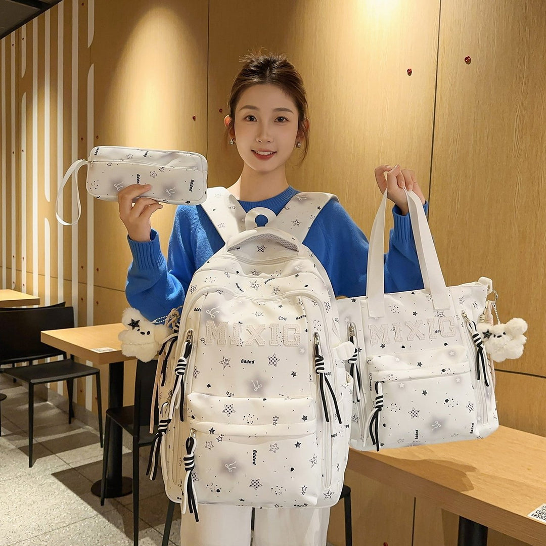 Trendy Illustrated Graphic Backpack Stornfield