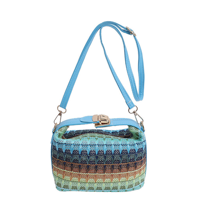 Textured Handwoven Mini Crossbody Bag Stornfield