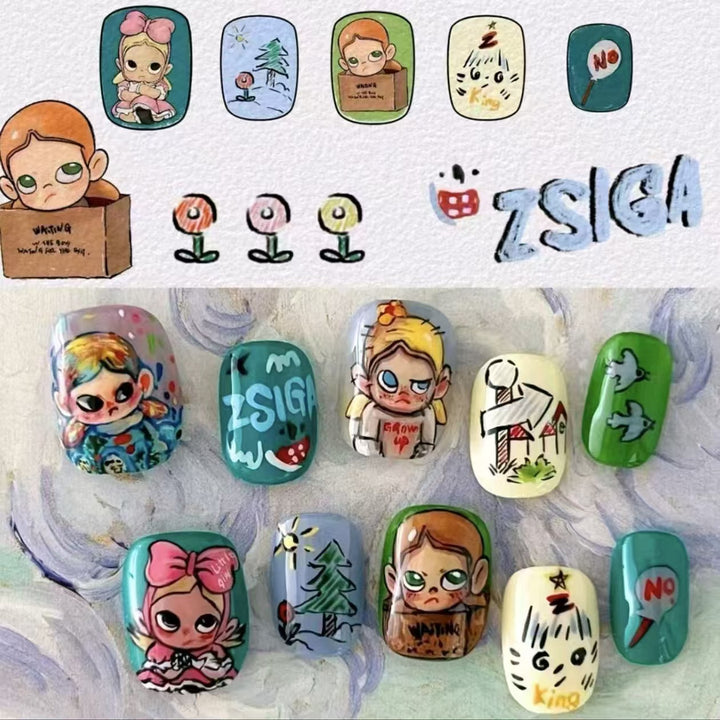 Artistic Character Nail Art Set Stornfield
