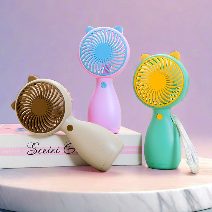 Ladies portable handheld fan with USB charging function Stornfield