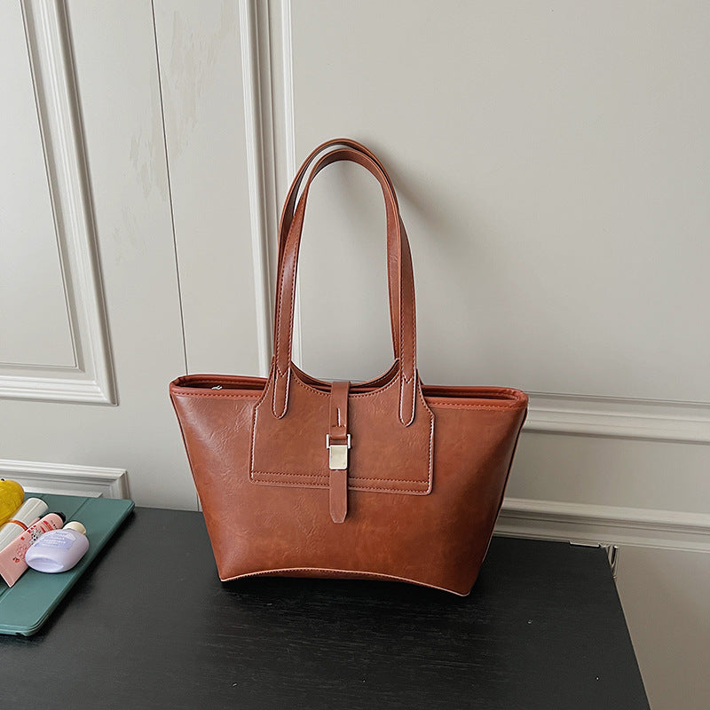 Sophisticated Leather Tote Bag