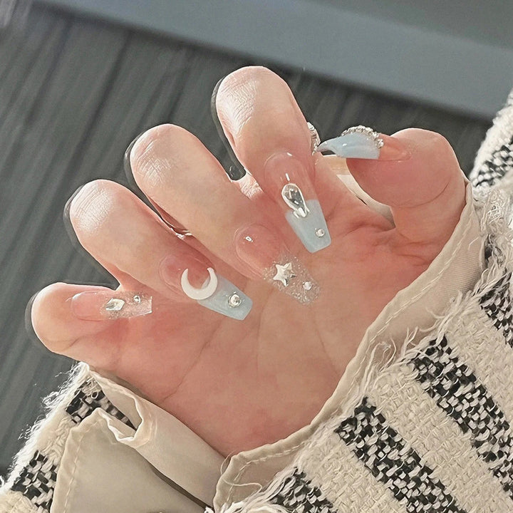 Themed Nail Art Press-On Nails with Cute Character and Bow Designs Stornfield