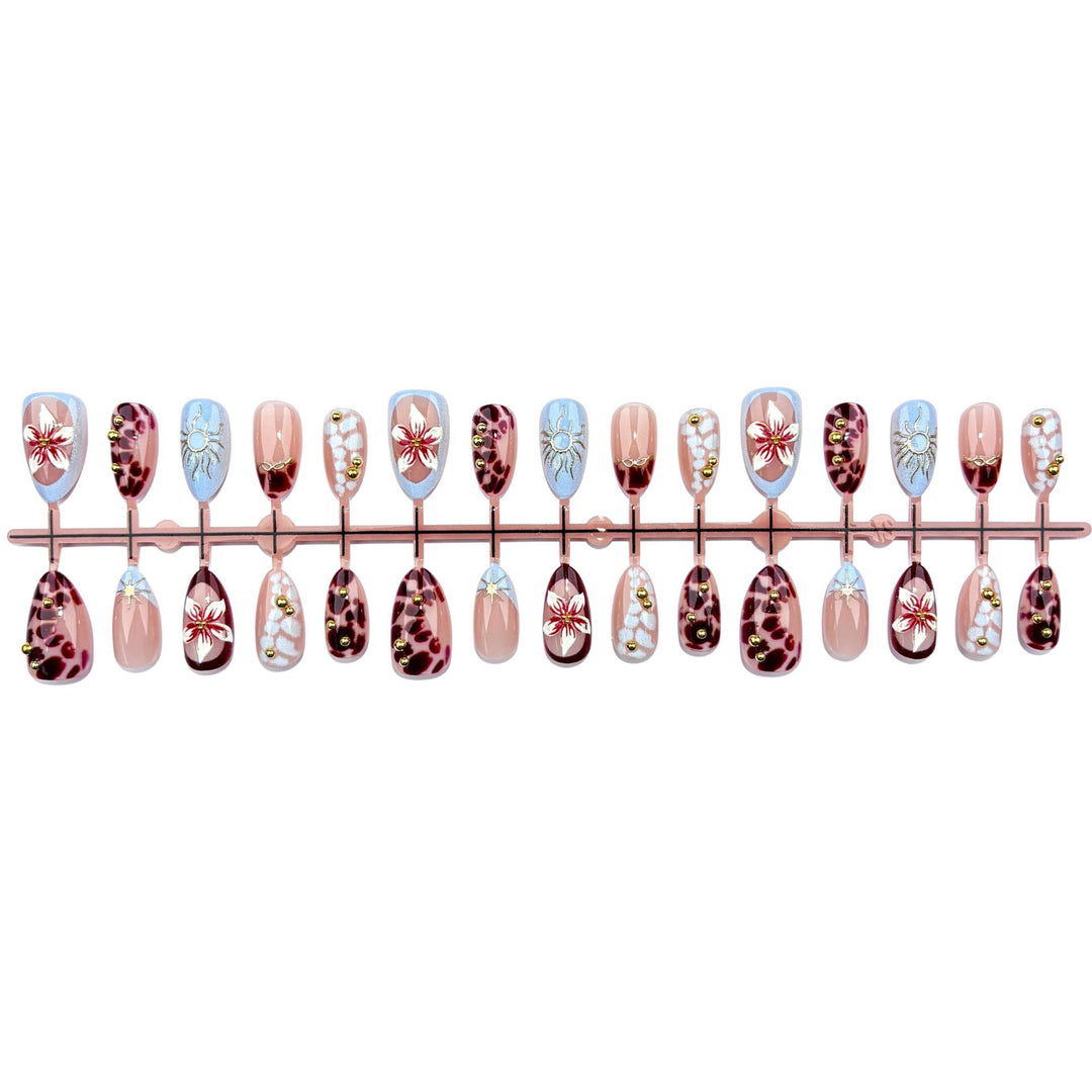 Artistic Press-On Nail Design Set 1790745749
