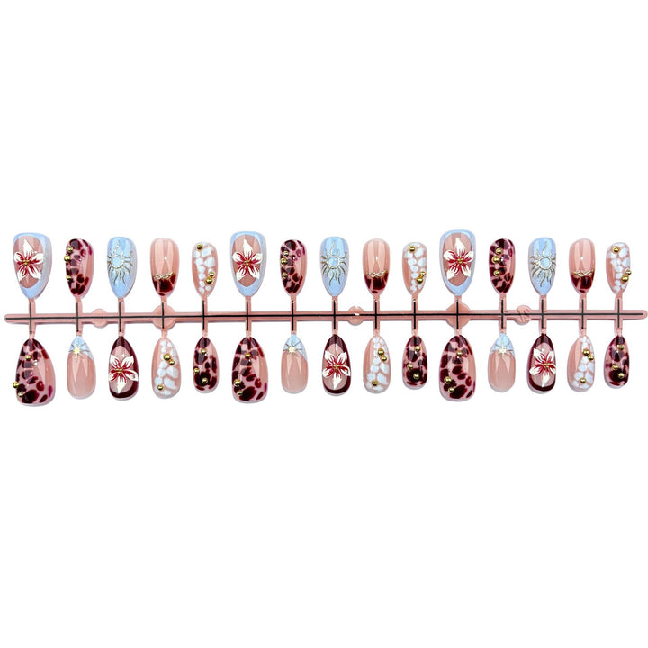 Artistic Press-On Nail Design Set 1790745749
