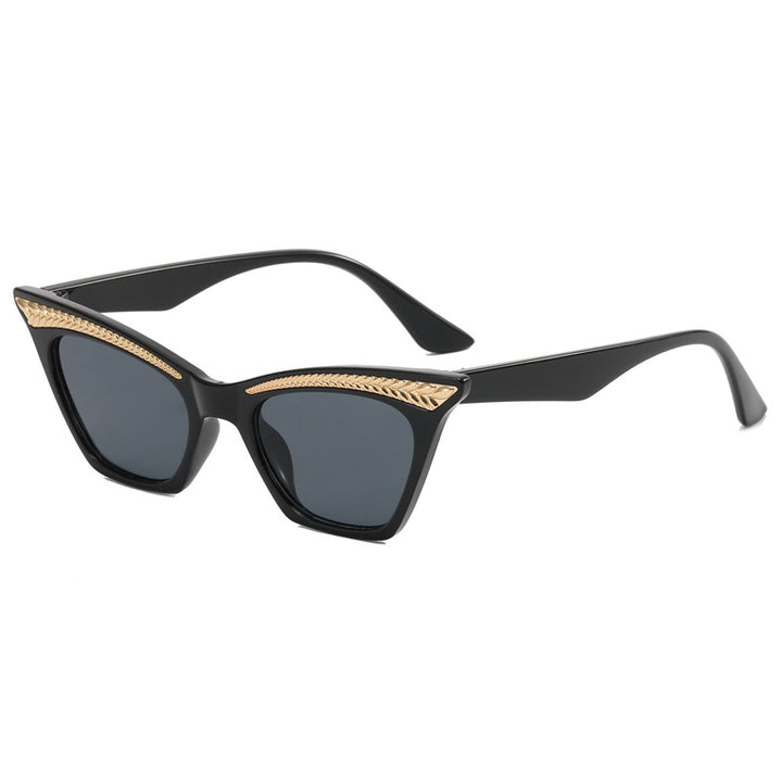 Ladies Cat-Eye Sunglasses with Luxurious Detail Stornfield