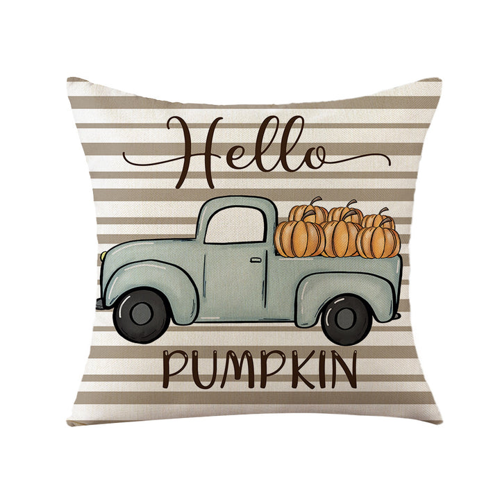 Autumn Gnome Decorative Throw Pillow Cover
