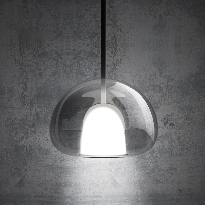 Modern Clear Globe Pendant Light Fixture