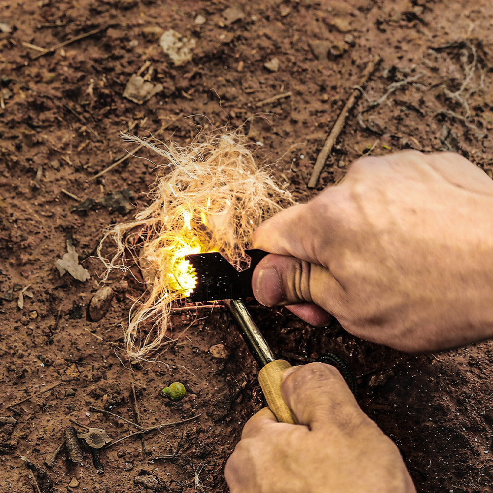 natural resin-coated rope firestarter for camping survival Stornfield
