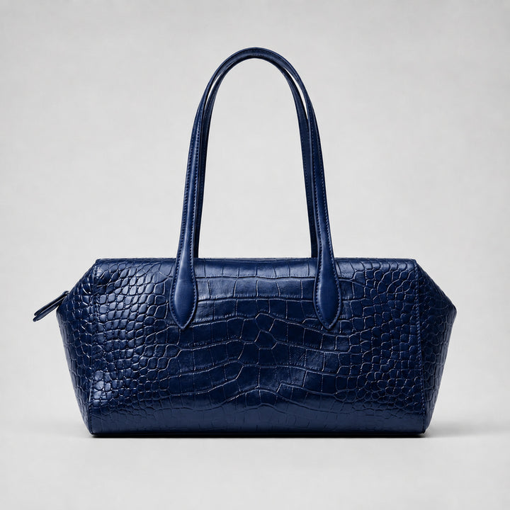 Crocodile Texture Satchel Bag