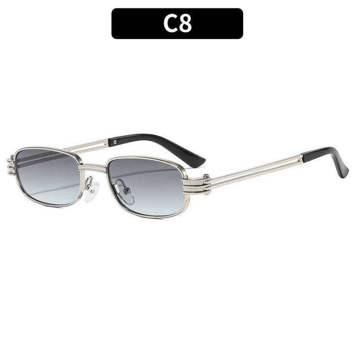Upscale Rectangular Frame Sunglasses