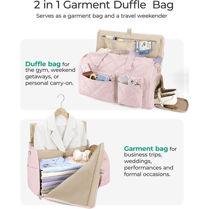 Elegant Travel Bag with Integrated Suit Compartment Stornfield