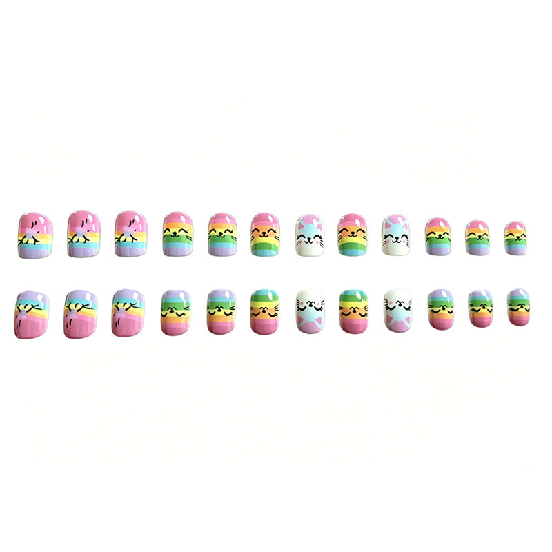 Cute Cat-Themed Nail Art Enhancements Stornfield