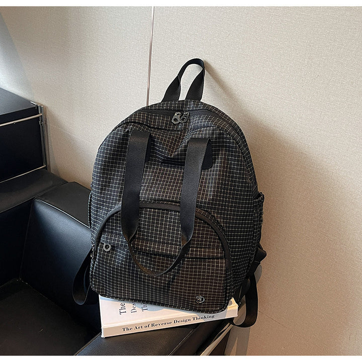 Versatile Grid Pattern Backpack Stornfield