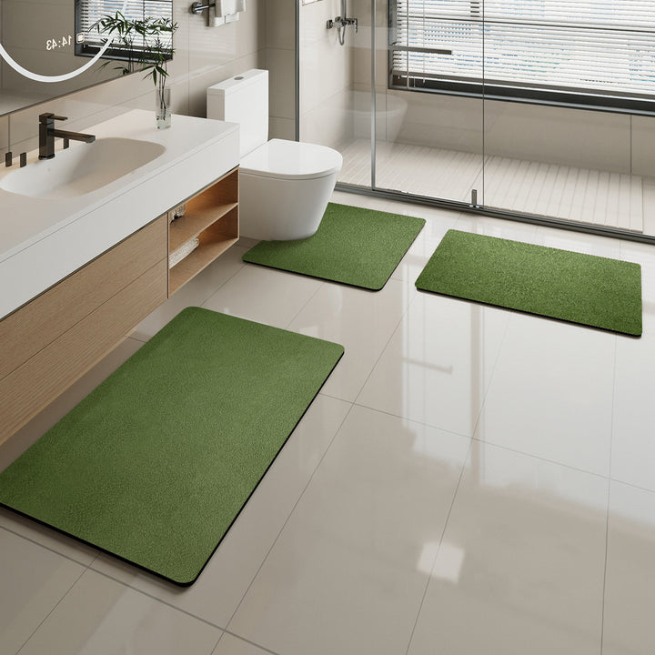 Soft Marble Pattern Bath Mat