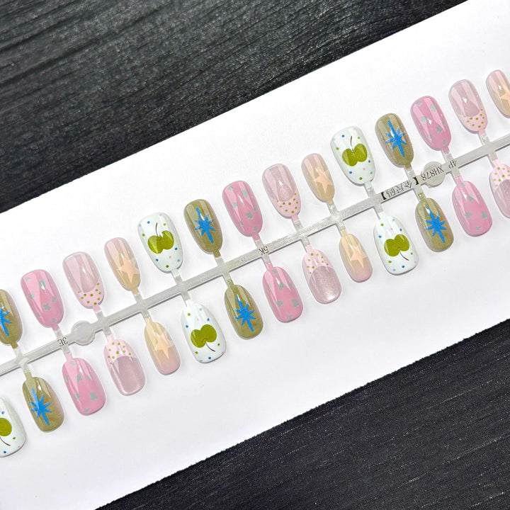 Playful Designed Press-On Nail Set