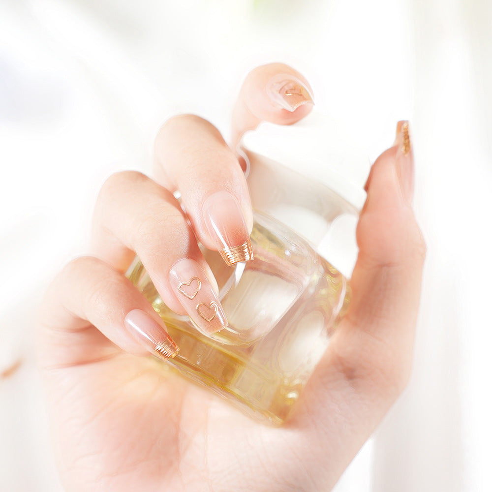 Intricate Nail Art Press-On Tips Stornfield