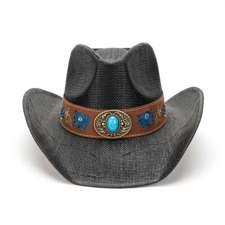 Straw Short Brim Cowboy Hat – Western Style | Stornfield