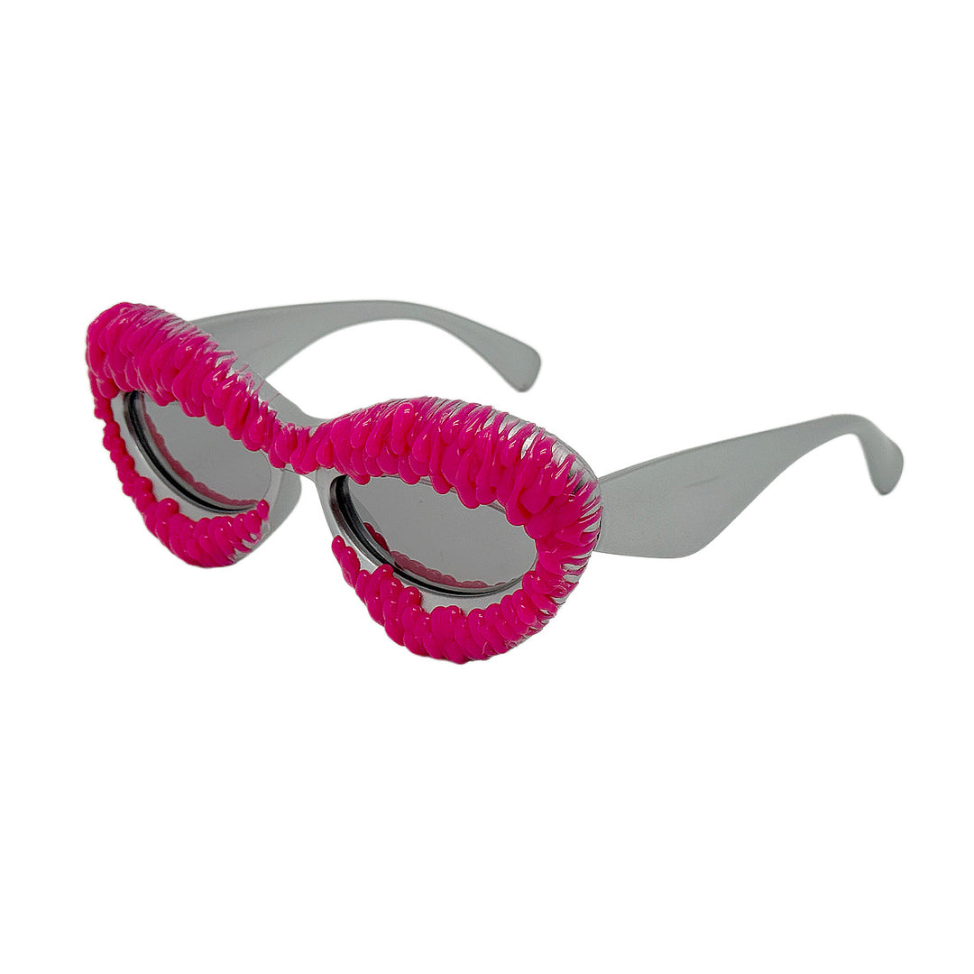 Women's extravagant cat-eye sunglasses with decorative frame Stornfield