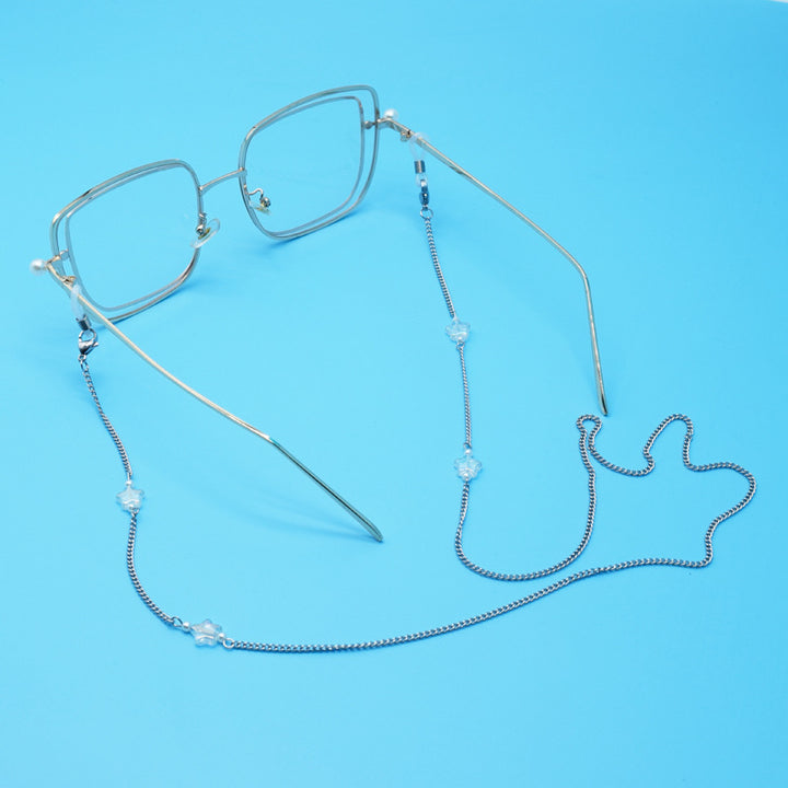 Stylish Eyewear Retainer Chain with Decorative Accents Stornfield