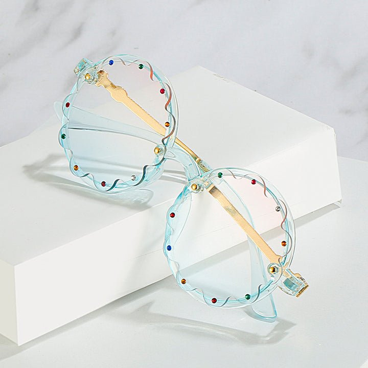 Stylish Decorative Round Frame Sunglasses Stornfield