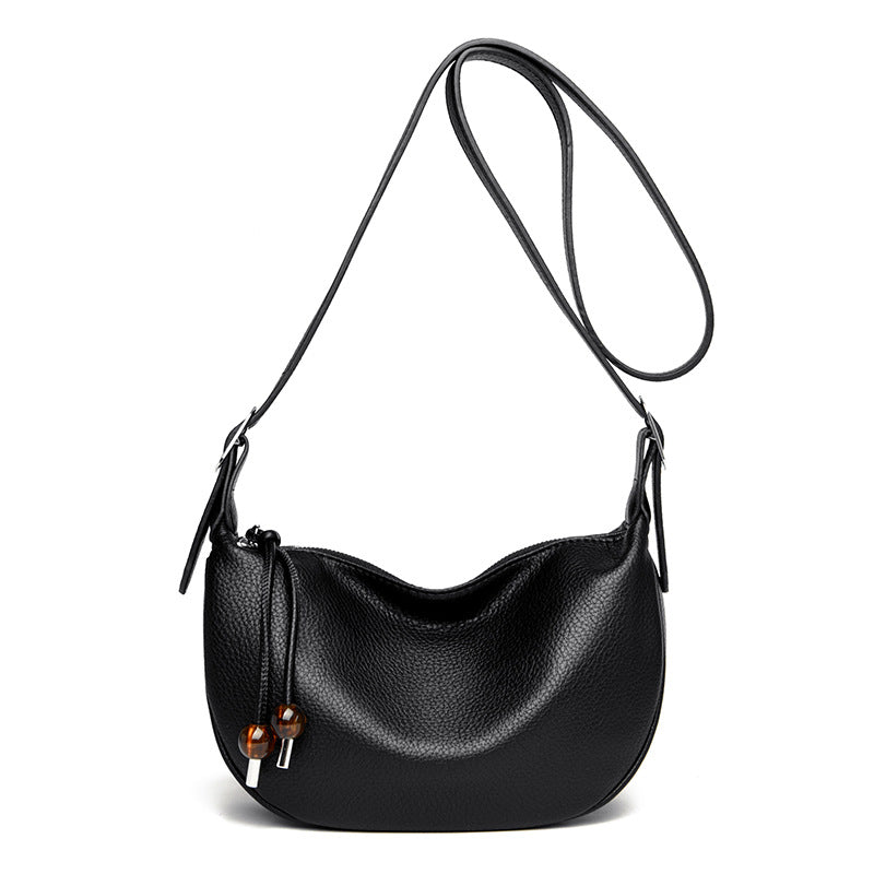 Casual Textured Leather Sling Bag Stornfield