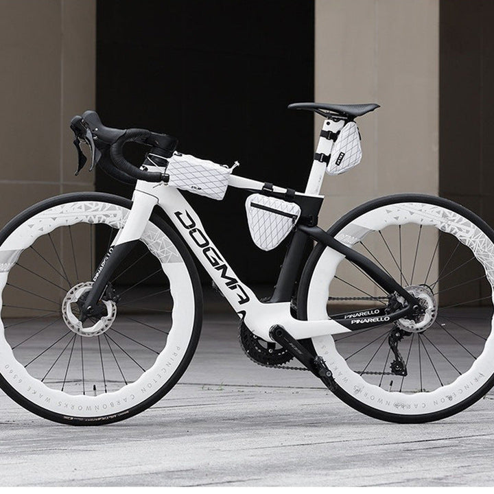 lightweight reflective triangular bicycle frame bag with waterproof zippered pocket Stornfield