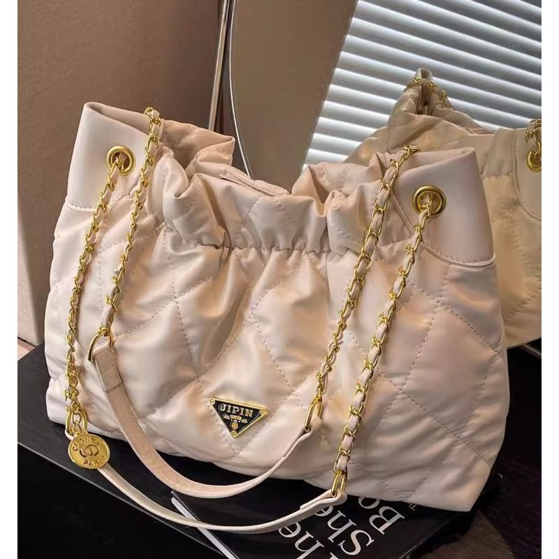 Quilted Chain-Handle Shoulder Bag Stornfield