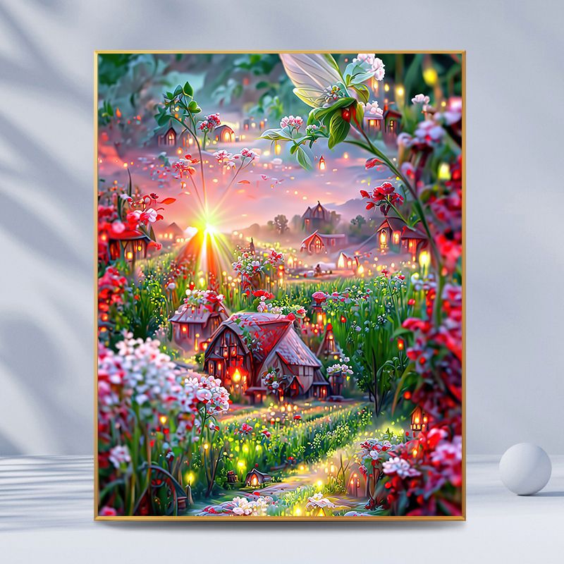 Enchanted Garden Landscape Art Print Stornfield