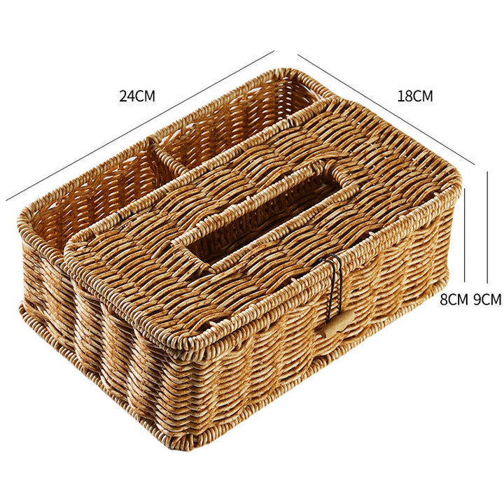 Handwoven Multi-Compartment Storage Caddy Stornfield