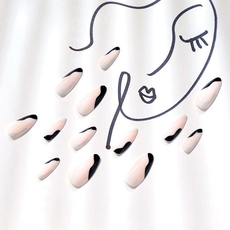 Artistic Abstract Press-On Nails Stornfield