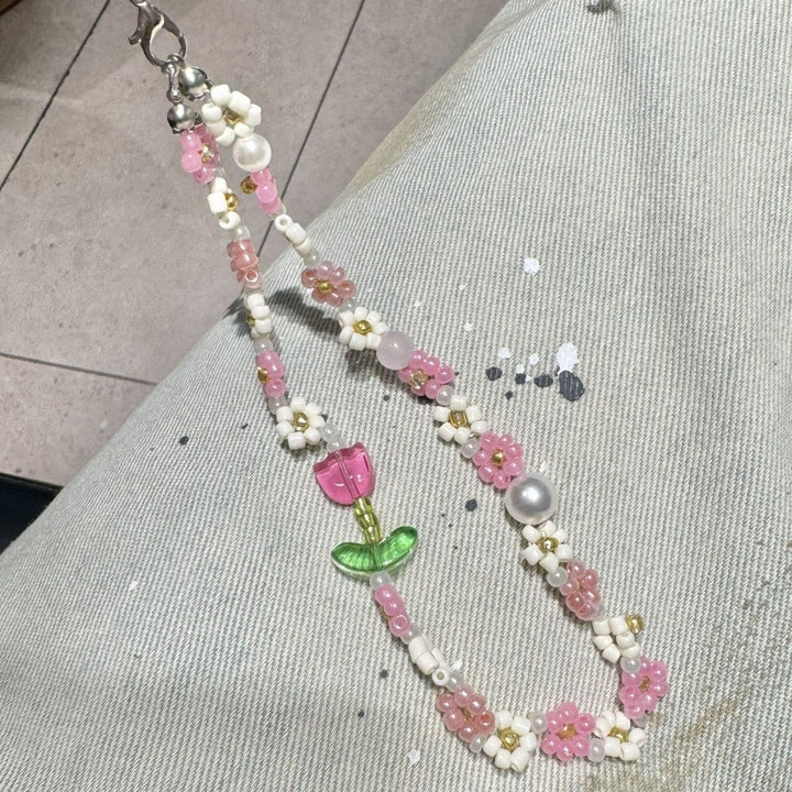 Decorative Floral Beaded Phone Strap Stornfield