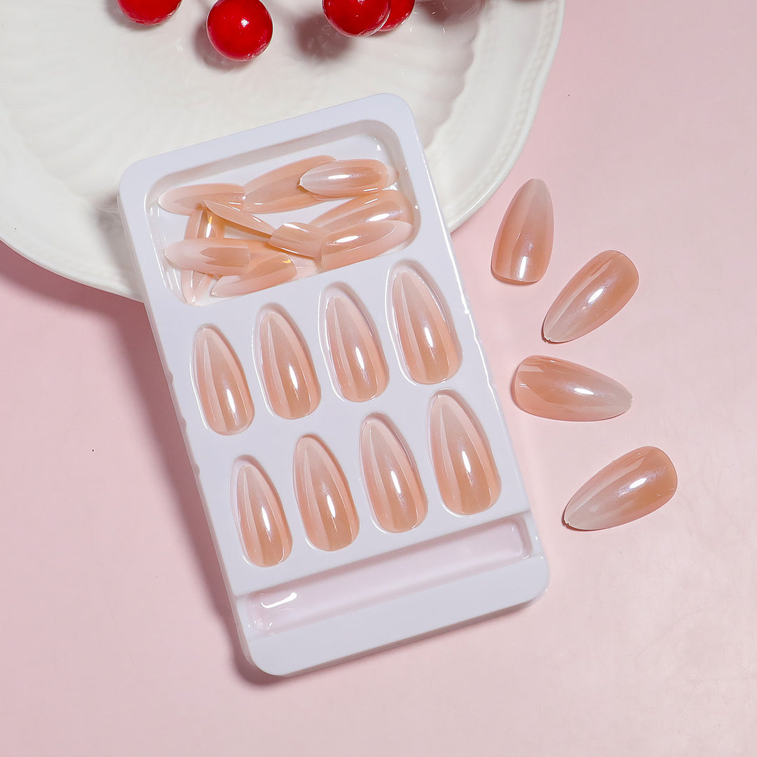 DIY Natural Finish Press-On Nail Set Stornfield 1787225130
