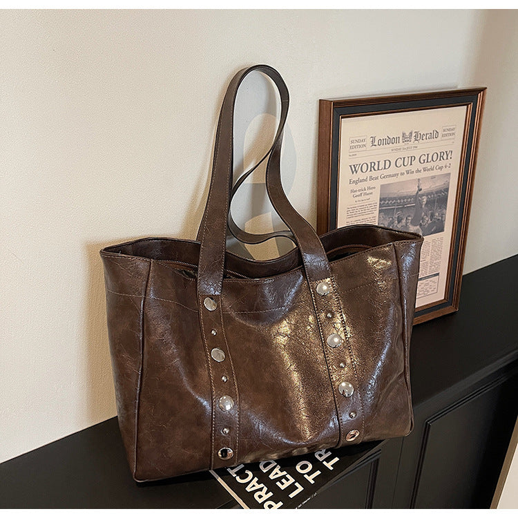 High-quality vintage leather bag Stornfield