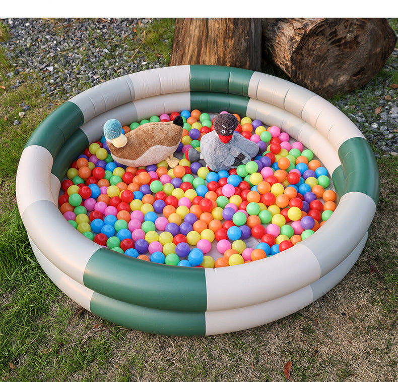 Women Inflatable Kiddie Pool with Maritime Design Stornfield