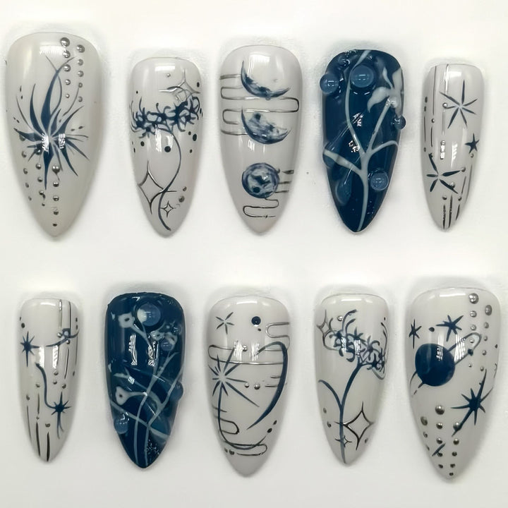 Thematic Artisan Press-On Nail Set Stornfield
