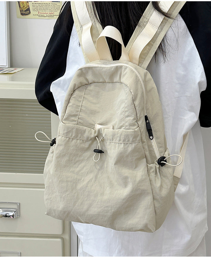 Leisure backpack with innovative drawstring and comfortable carrying system Stornfield