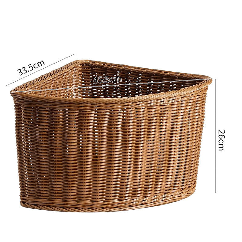 Corner Woven Storage Basket Stornfield