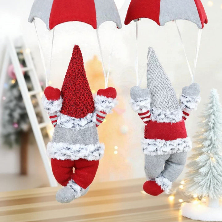 Decorative Santa Claus figure with parachute Stornfield