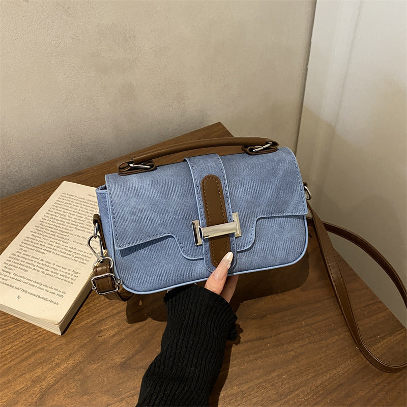 Denim Crossbody Handbag