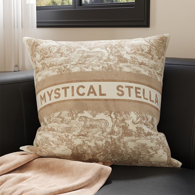 Artistic Landscape Print Decorative Throw Pillow