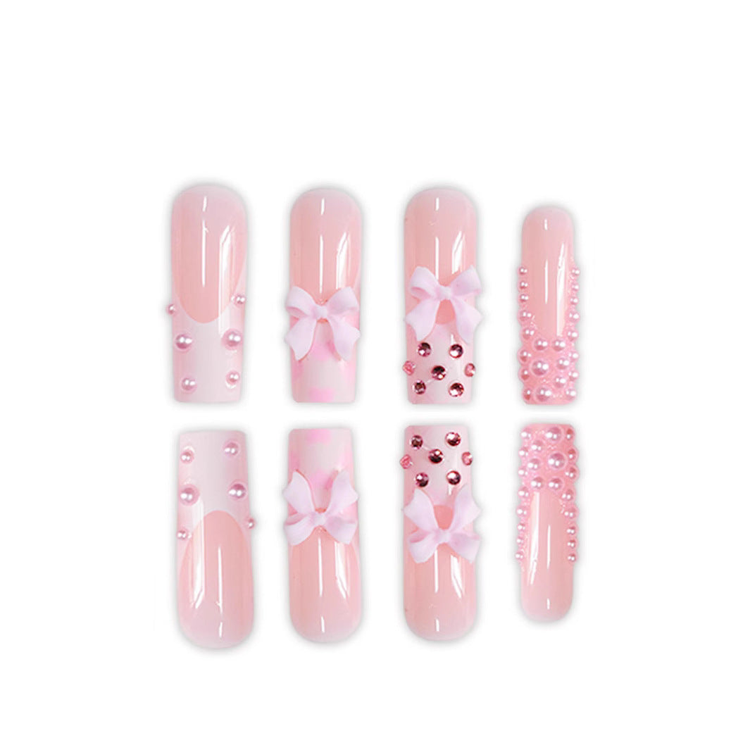 Elegant Decorative Press-On Nail Art Set Stornfield