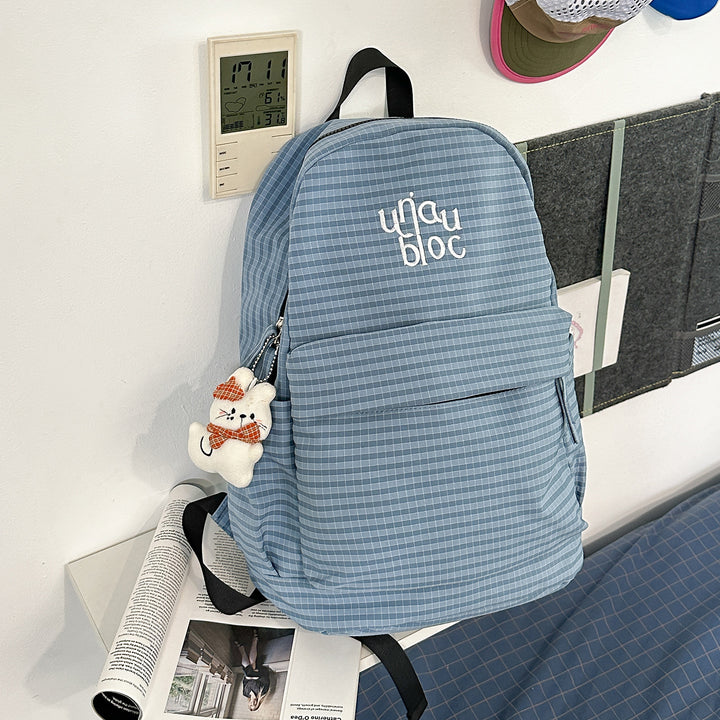Stylish Checked Design Backpack Stornfield
