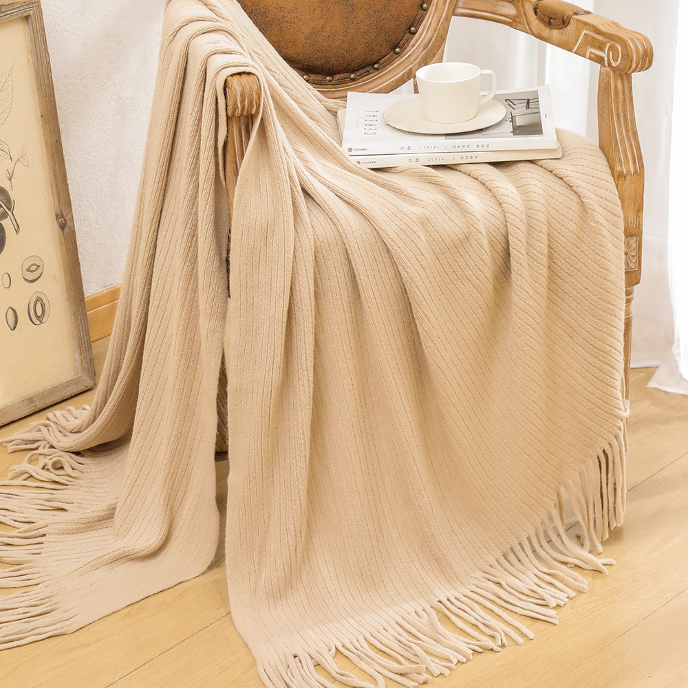 Ladies cozy knit blanket Stornfield
