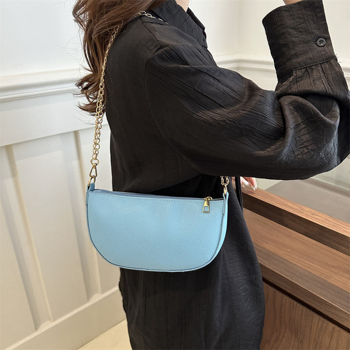 Minimalist Half-Moon Crossbody Bag Stornfield